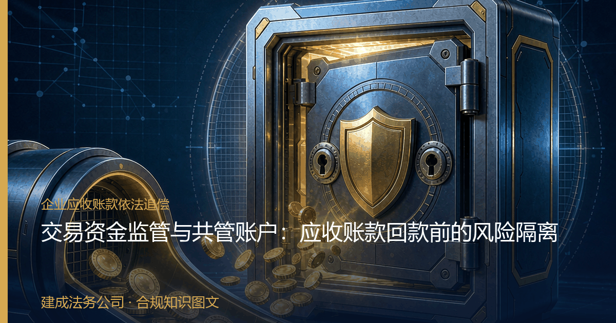 交易资金监管与共管账户：应收账款回款前的风险隔离-封面