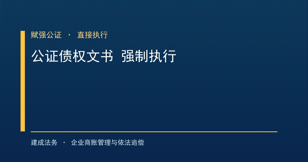 公证债权文书强制执行：绕过诉讼直接执行的捷径（金昌）-封面
